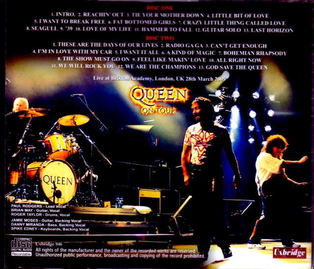 QUEEN／クイーン+ポール・ロジャース LP Queen,Paul Rodgers クィーン,ポール・ロジャース/Ukraine 2008