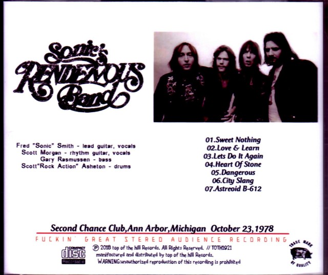 洋楽 Sonic's Rendezvous Band 6CD BOX Sonic's Rendezvous Band ソニックス・ランデヴー・バンド/MI,USA 1978