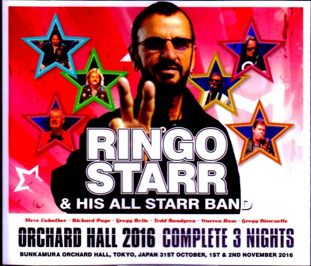 Ringo Starr リンゴ・スター/Tokyo,Japan 2016 3 Days Complete