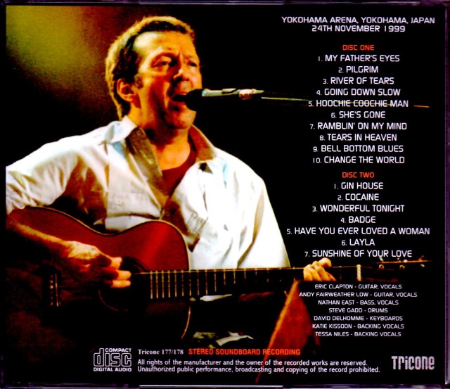ERIC CLAPTON エリッククラプトン 帆前掛け Eric Clapton エリッククラプトン 2025 武道館 帆前掛け｜Yahoo
