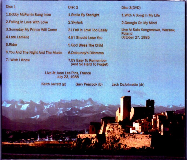 Keith Jarrett,Gary Peacock,Jack DeJohnette キース・ジャレット