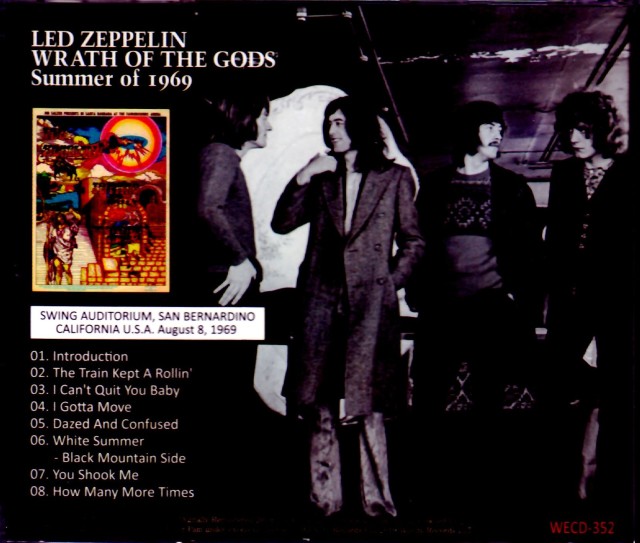 Led Zeppelin レッド・ツェッペリン/CA,USA 8.8.1969