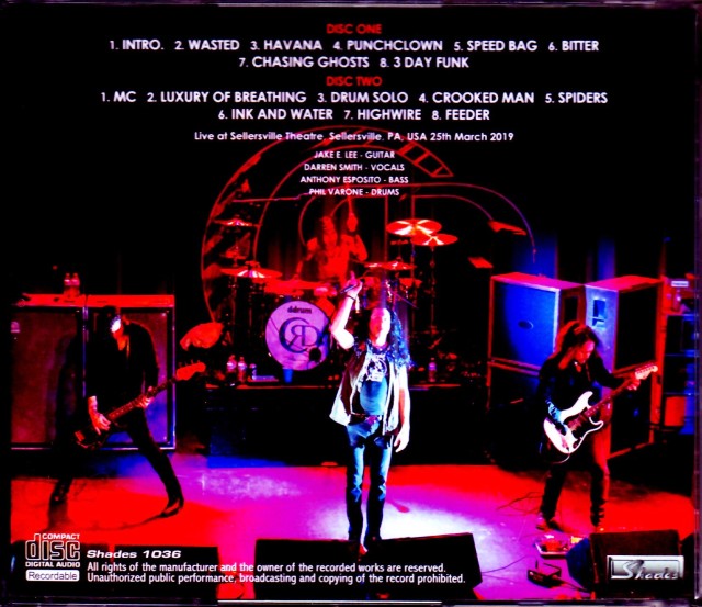 Red Dragon Cartel レッド・ドラゴン・カーテル/PA,USA 2019