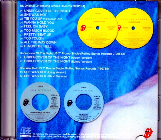 Rolling Stones ローリング・ストーンズ/Under Cover US Original LP