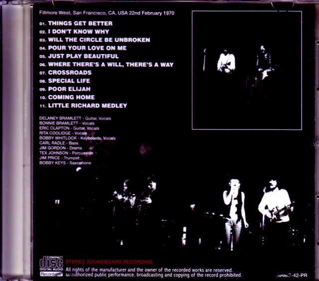 ★DELANEY & BONNIE & FRIENDS★4CD◇日本語解説書 Amazon.co.jp: D & B Together: ミュージック