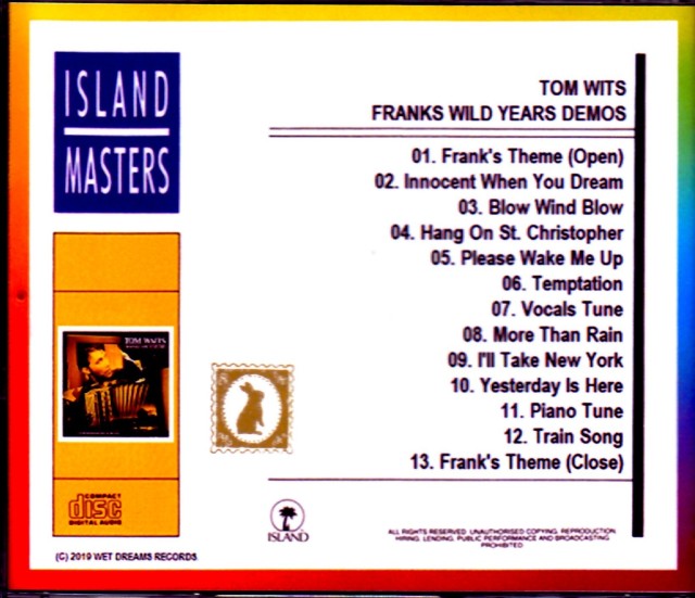 TOM WAITS=トム・ウェイツ 「FRANK'S WILD YEARS」 Amazon.co.jp: Frank's Wild Years: ミュージック