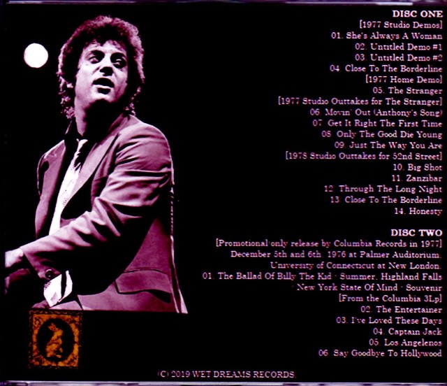 Billy Joel ビリー・ジョエル/Demos + Outtakes 1977-1978