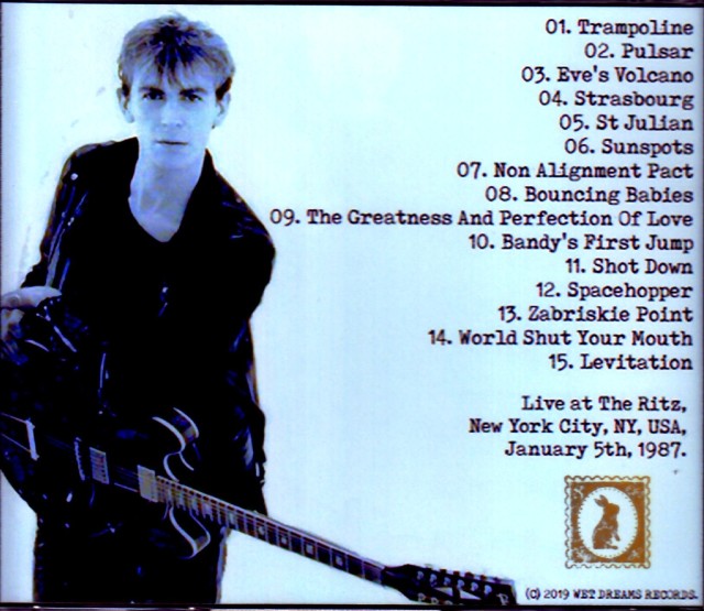 Julian Cope ジュリアン・コープ/NY,USA 1987