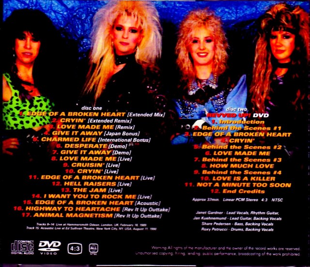 希少 Vixen Give It Away ピクチャーディスク Vixen ヴィクセン/Rev it Up Demo & Outtakes & more