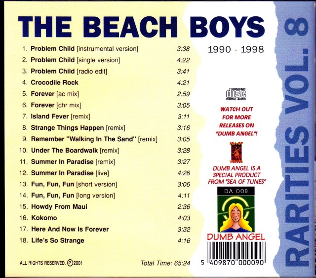 Beach Boys ビーチ・ボーイズ/Rarities 1990-1998