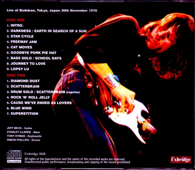 Jeff Beck,Stanley Clarke ジェフ・ベック スタンリー・クラーク