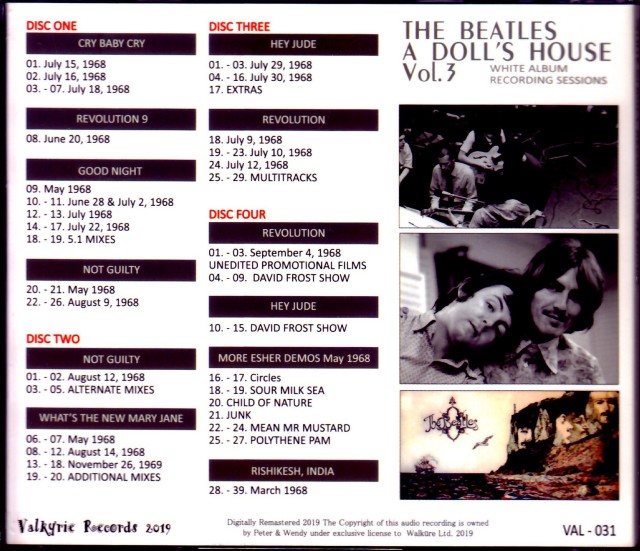 Beatles ビートルズ/White Album Recording Sessions Vol.3 1