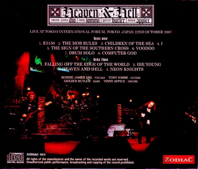 Heaven & Hell ヘヴン・アンド・ヘル/Tokyo,Japan 2007