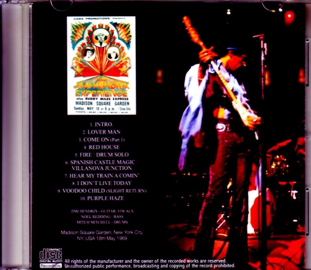 ジミ・ヘンドリックス [ストックホルム・コンサート６９] Amazon.co.jp: Stockholm Concert '69: ミュージック
