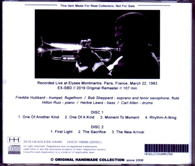 Freddie Hubbard Quintet フレディ・ハバード/France 1983