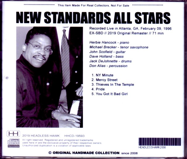 New Standards All Stars Herbie Hancock,Michael Brecker,John
