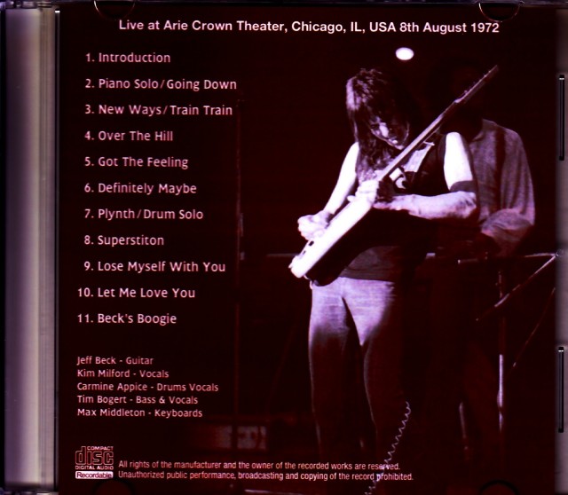 Jeff Beck Group ジェフ・ベック/IL,USA 1972