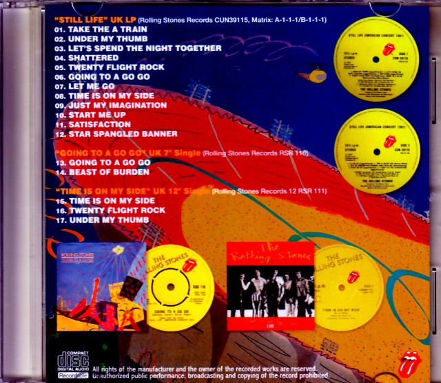 Rolling Stones ローリング・ストーンズ/Still Life UK Original LP Ver. & more