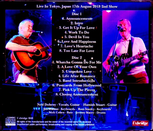 Ned Doheny,Hamish Stuart ネッド・ドヒニー ヘイミッシュ