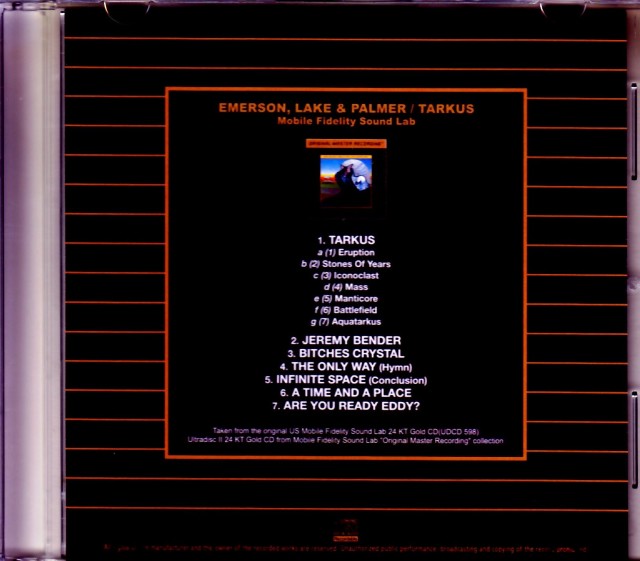 ELP TARKUS CD 5枚組 新品・未開封 Amazon.co.jp: Tarkus: ミュージック
