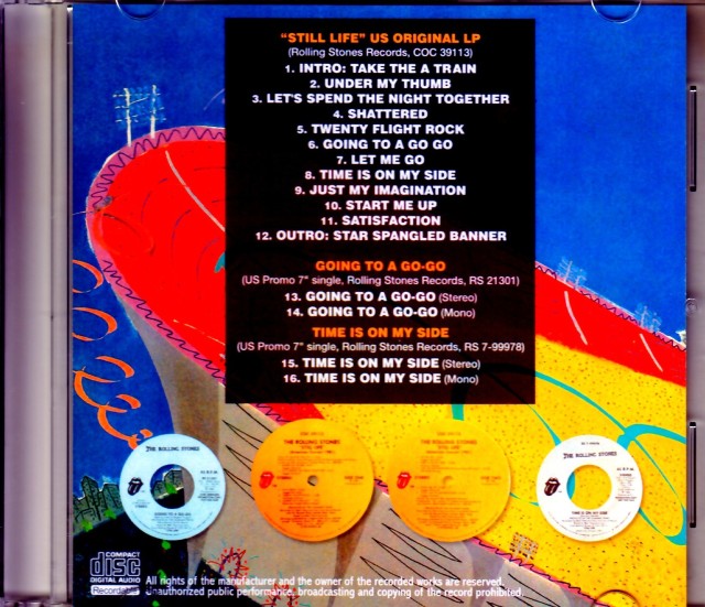 Rolling Stones ローリング・ストーンズ/Still Life US Original LP Ver.