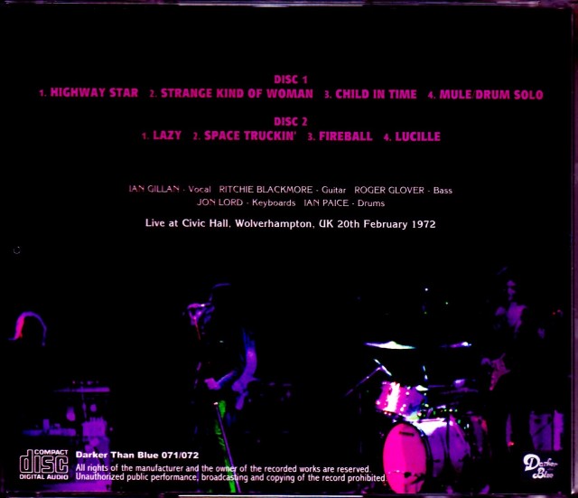 DEEP PURPLE　パンフレット　ディープパープル　3点セット Deep Purple ディープ・パープル/Tokyo,Japan 2023