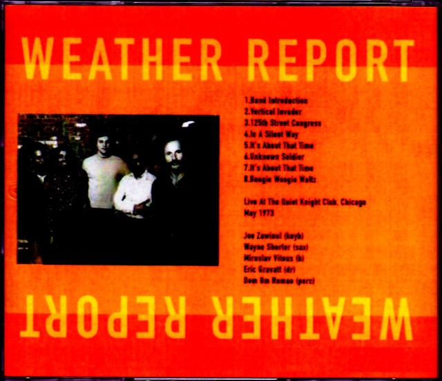 Weather Report ウェザー・リポート/IL,USA 1973
