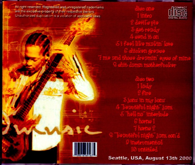 D'Angelo ディアンジェロ/WA,USA 2000