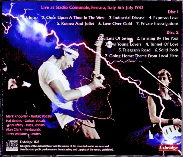 Dire Straits ダイアー・ストレイツ/Italy 1983