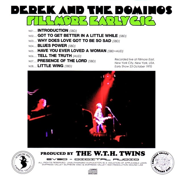 Derek & The Dominos / 午前零時半のインセンス