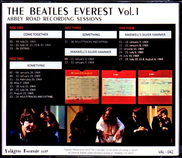 ビートルズ Abbey Road Recording Sessions 30th Abbey Road