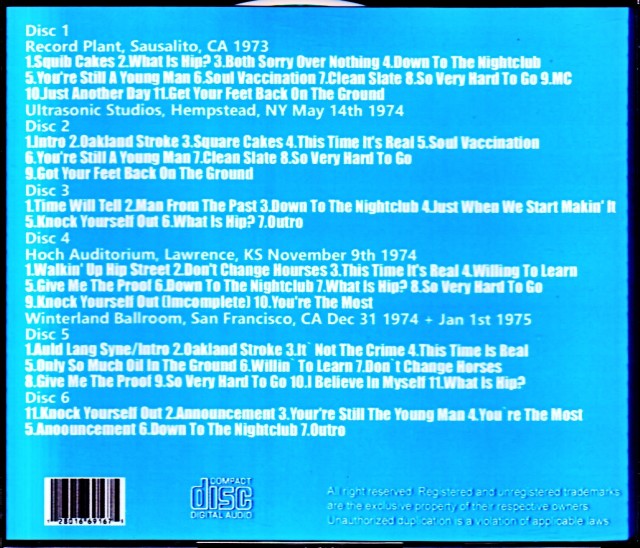 Tower of Power タワー・オブ・パワー/Live Anthology 1973-1975