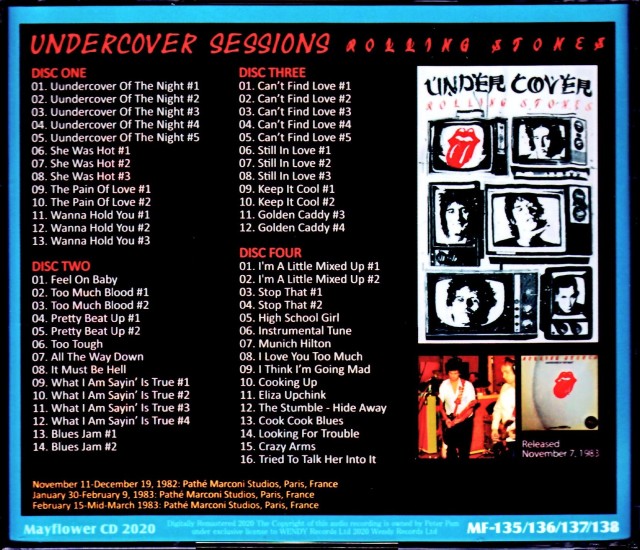 Rolling Stones ローリング・ストーンズ/Undercover Sessions