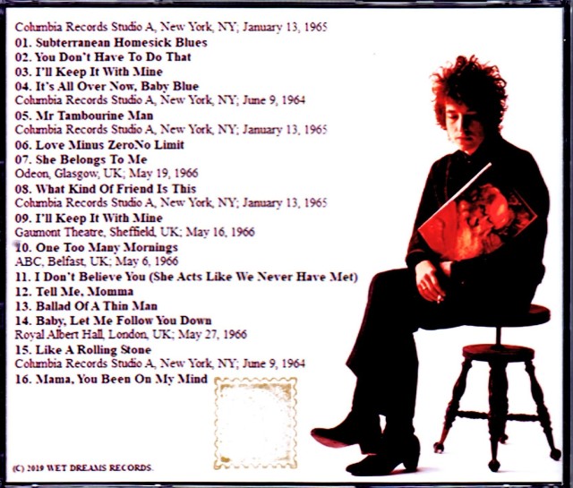 Bob Dylan ボブ・ディラン/Studio Recordings Acoustic Demos and Outtakes