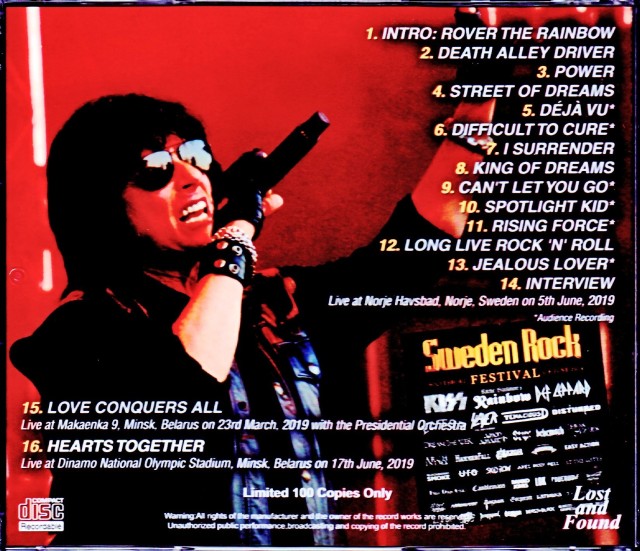 ALCATRAZZ VS Joe Lynn Turner LIVE 2007