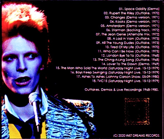 David Bowie デビッド・ボウイ/Outtakes,Demos & Live Recordings 1969