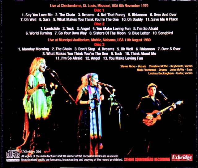 Fleetwood Mac プロモ　1979 1979 Fleetwood Mac #79 Warner Brothers Bros. Records Promo