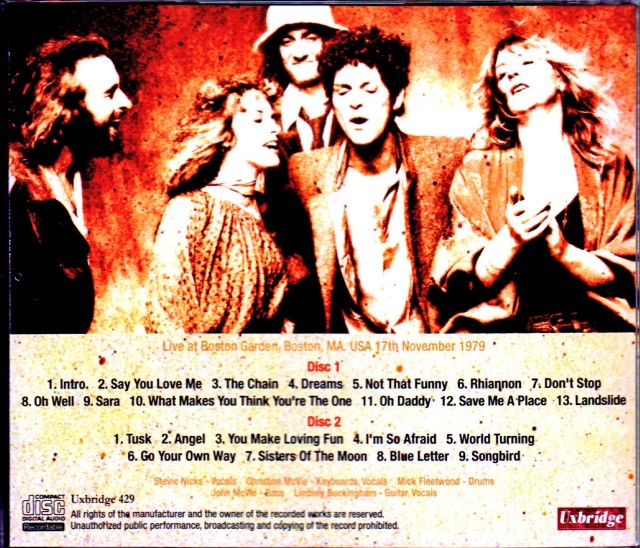 Fleetwood Mac フリートウッド・マック/MA,USA 1979