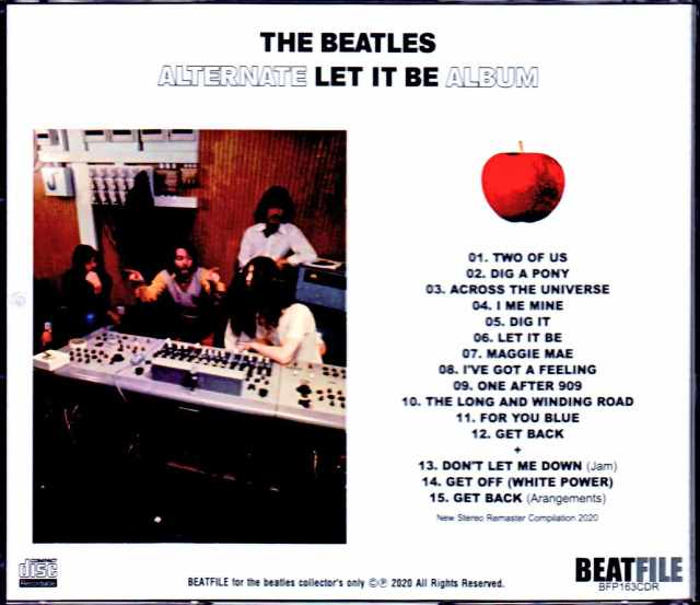 Beatles ビートルズ/Let it Be Alternate New Stereo Remaster 2020