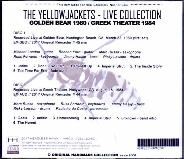Yellow Jackets Robben Ford,Michael Landau イエロー
