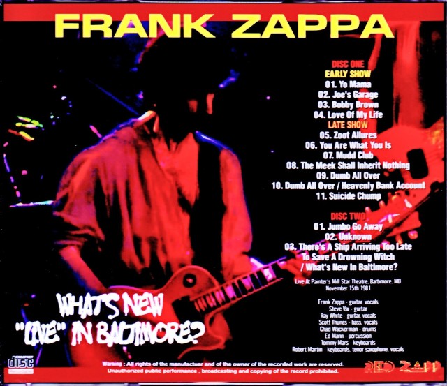 ◾️フランク・ザッパ/限定ベスト2LP◾️ FRANK ZAPPA / Stric Amazon.co.jp: ストリクトリー・コマーシャル〜ベスト・オブ