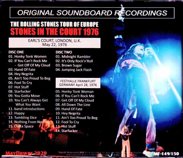 超レア！ローリング・ストーンズ・ヨーロッパツアー1976'プログラム Rolling Stones ローリング・ストーンズ/France 06.04.1976 Complete