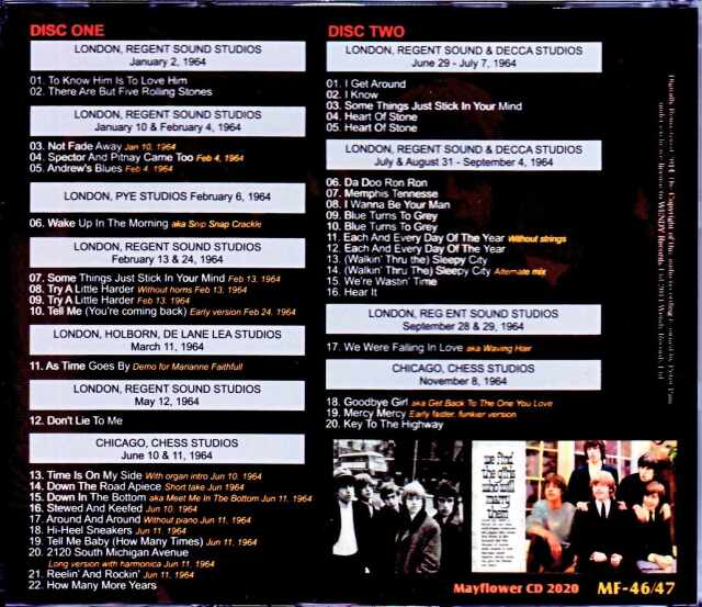 Rolling Stones ローリング・ストーンズ/Complete Studio Sessions 1964