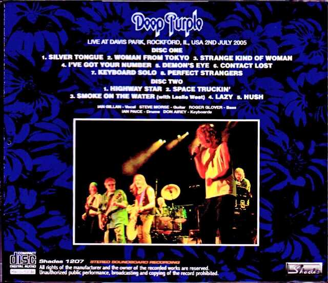 Deep Purple ディープ・パープル/IL,USA 2005