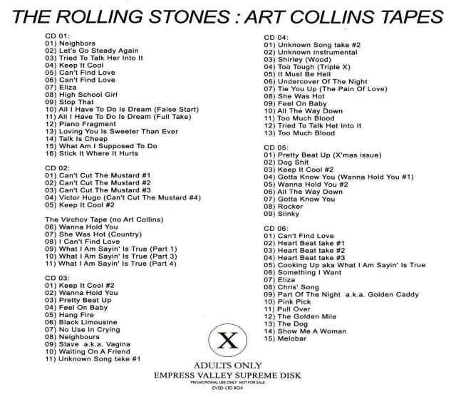 Rolling Stones ローリング・ストーンズ/アート・コリンズ