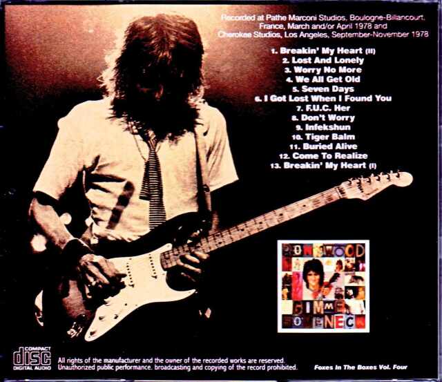 Ron Wood ロン・ウッド/Gimme Some Neck Rough Mixes,Early Versions