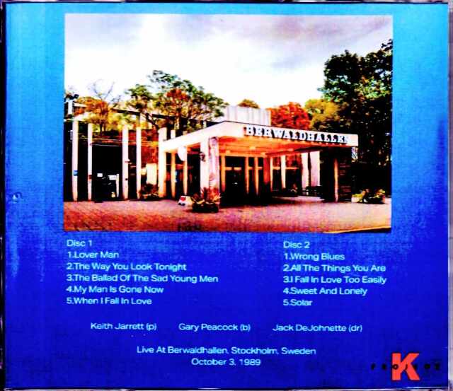 Keith Jarrett Trio キース・ジャレット/Sweden 1989 Upgrade