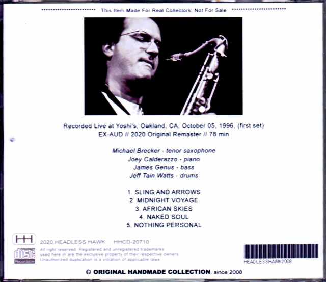 マイケル・ブレッカー 完全コピー集 楽譜MICHAEL BRECKER 絶版本 楽譜 マイケル・ブレッカー 完全コピー集 MICHAEL