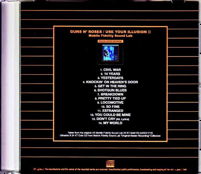 Guns N' Roses ガンズ・アンド・ローゼス/Use Your Illusion II