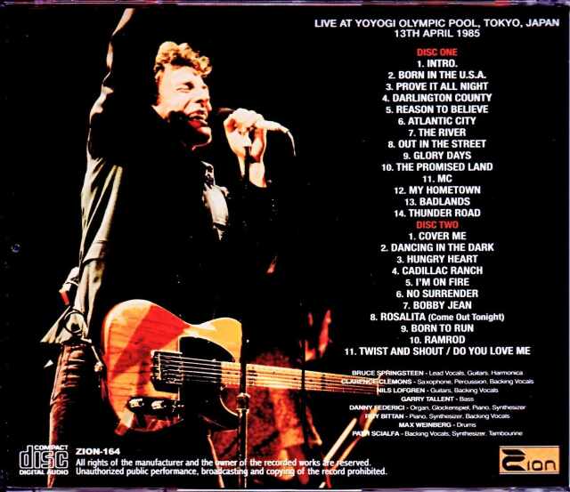 Bruce Springsteen ブルース・スプリングスティーン/Tokyo,Japan 4.13